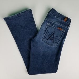 7 For All Man Kind 'A' Pocket Jeans-Size 27
